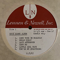 Show Time on Broadway (Acetate Promo)
